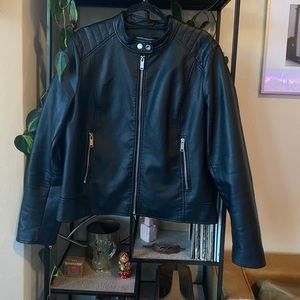 French Connection Faux Leather Jacket